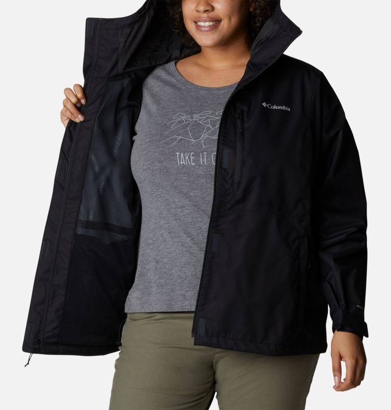 Columbia Hikebound Jakke Dame Svarte | Plus Size 81749B